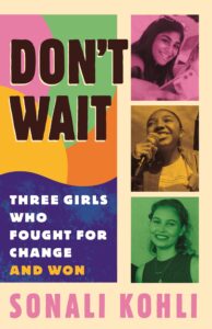 On the right hand side of the cover there are photographs of three young women who are all smiling.