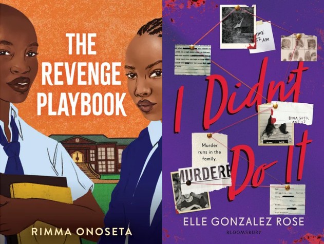 Collage of the book covers for THE REVENGE PLAYBOOK and I DIDN'T DO IT.
